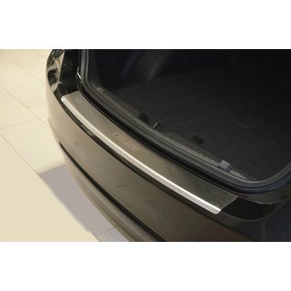 Накладка на задний бампер с загибом Nataniko (нержавейка) Chevrolet Cruze 2009-2015 гг.