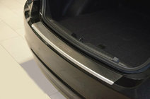 Chevrolet Cruze 2009-2015 гг. Накладка на задний бампер с загибом Nataniko (нержавейка) фото 1