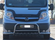 Передняя защита с дугами WT003-Plus (нержавейка) фото 2