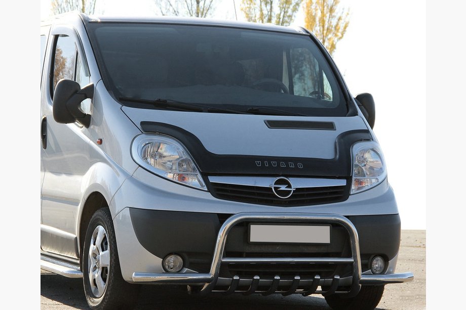 Передняя защита с дугами WT003-Plus (нержавейка) Image