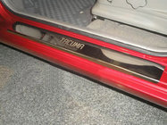 Chevrolet Tacuma/Rezzo 2000-2008 гг. Накладки на пороги Natanika Premium из нержавеющей стали (4 шт.) фото 1