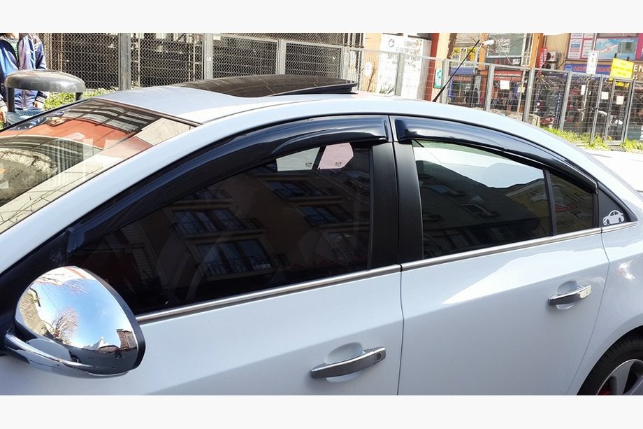 Chevrolet Cruze 2009–2015 гг. Молдинги Окон Нержавейка HB, OmsaLine - Итальянская Нержавейка Фото 2