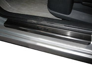 Citroen C-4 Picasso 2006-2013 гг. Накладки на пороги Natanko Premium (4 шт, нержавейка) фото 1