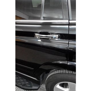 Хромированные Накладки на Ручки (4 шт) SsangYong Action 2005-2018 гг. фото 1