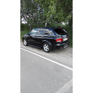 Хромированные Накладки на Ручки (4 шт) SsangYong Action 2005-2018 гг. фото 3