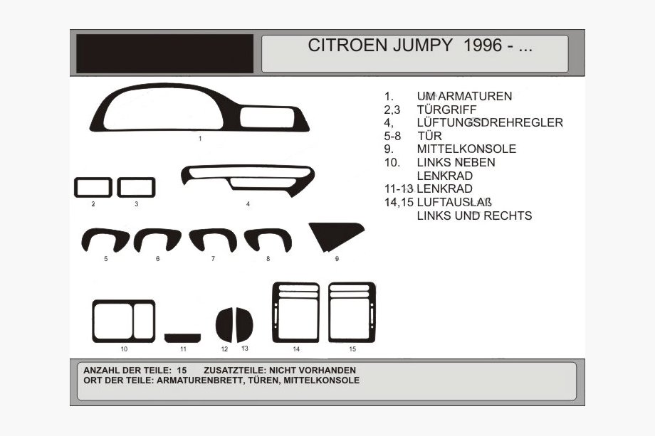 Накладки на панель приборов (Hartman) Image Накладки на панель приборов (Hartman) Image