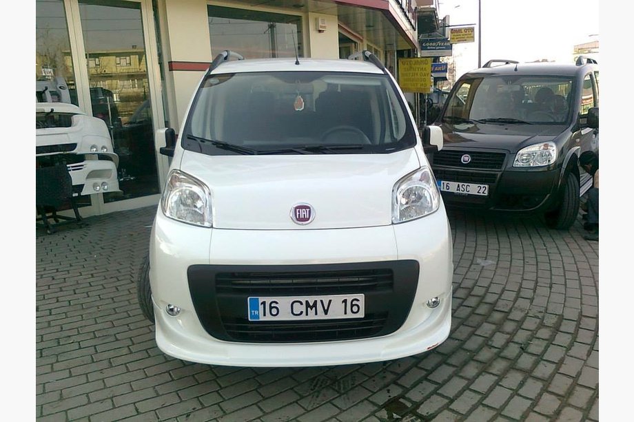 Peugeot Bipper 2008-2017 гг. Накладка на передний бампер V2 (под покраску) Фото 3