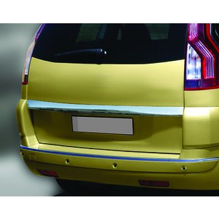 Хромированная накладка над номером (нержавейка) Citroen C-4 Picasso 2006-2013 гг.