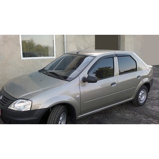 Ветровики на окна (4 шт, ANV) Dacia Logan I 2005-2008 гг. фото 1