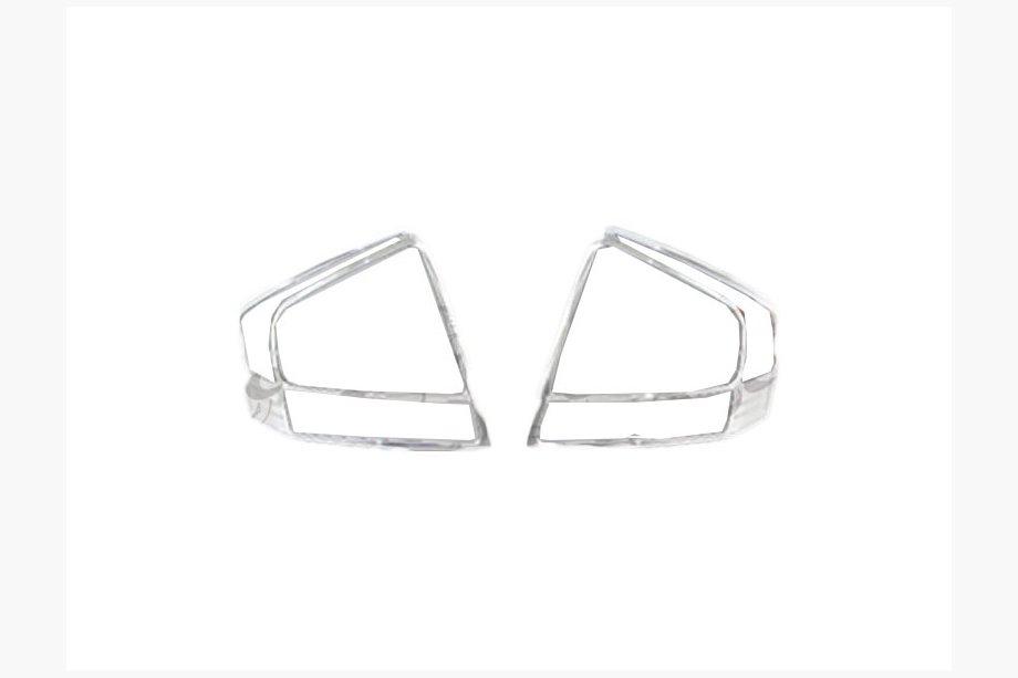 Kia Cerato 1 2004-2009 гг. Хромированные накладки на задние фонари (2 шт., пластик) Image