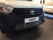 Dacia Dokker 2013-2022 гг. Решетка бампера нержавейка фото 5