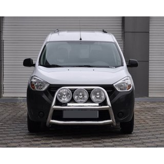 Dacia Dokker Кенгурятник WT022 (нерж.)