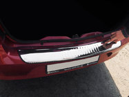 Dacia Logan I 2008-2012 гг. Накладка на задний бампер Carmos нержавейка фото 1