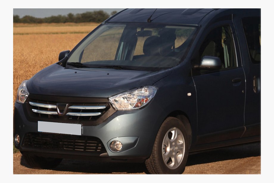 Renault Dokker 2013-2022 гг. Хромированные накладки на решетку (4 полоски, нержавейка) Image