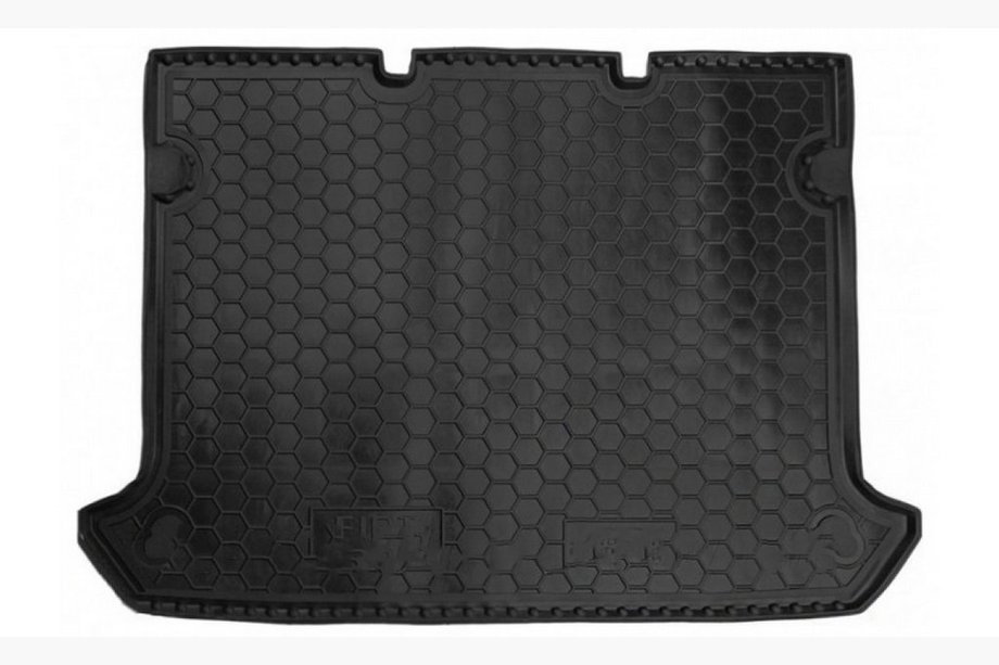 Fiat Doblo I 2001-2005 гг. Коврик багажника без сетки короткая база 5 мест (Autogumm, резина) Image