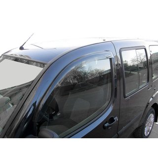 Ветровики (2 шт, Sunflex) Fiat Doblo I 2001-2005 гг. фото 1