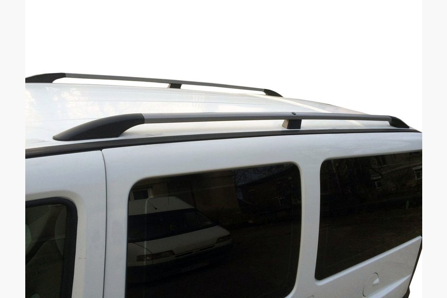 Fiat Doblo I 2005-2010 гг. Распродажа!!! Рейлинги Серый Металлик Image