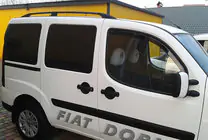 Fiat Doblo I 2005-2010 гг. Черные рейлинги фото 3