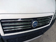 Fiat Doblo I 2005-2010 гг. Хромированные накладки на решетку радиатора (8 шт., нержавейка) фото 1
