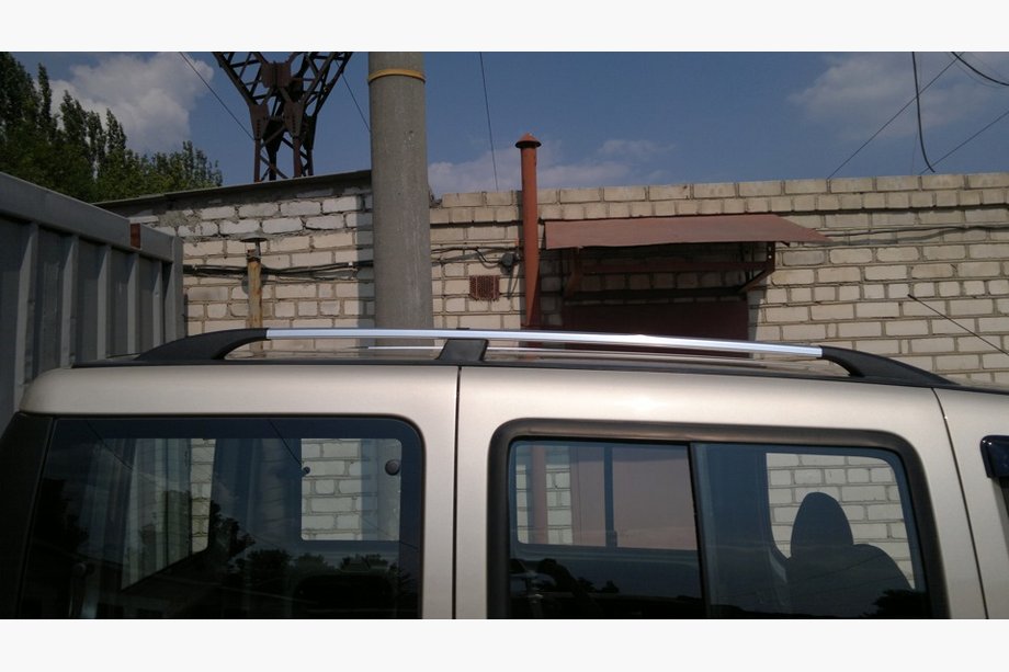 Fiat Doblo I 2005-2010 гг. Хромированные Рейлинги Фото 12