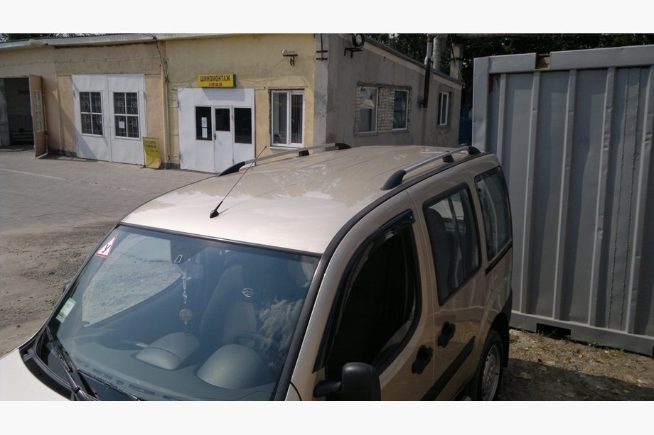 Fiat Doblo I 2005-2010 гг. Хромированные Рейлинги Фото 13
