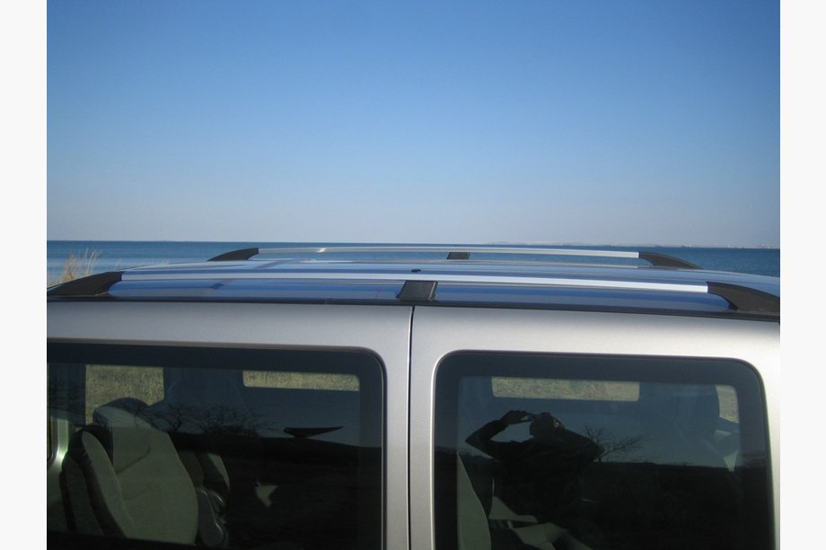 Fiat Doblo I 2005-2010 гг. Хромированные Рейлинги Фото 15
