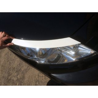 Реснички на фары (2 шт, под покраску) Fiat Scudo 2007-2015 гг. фото 1