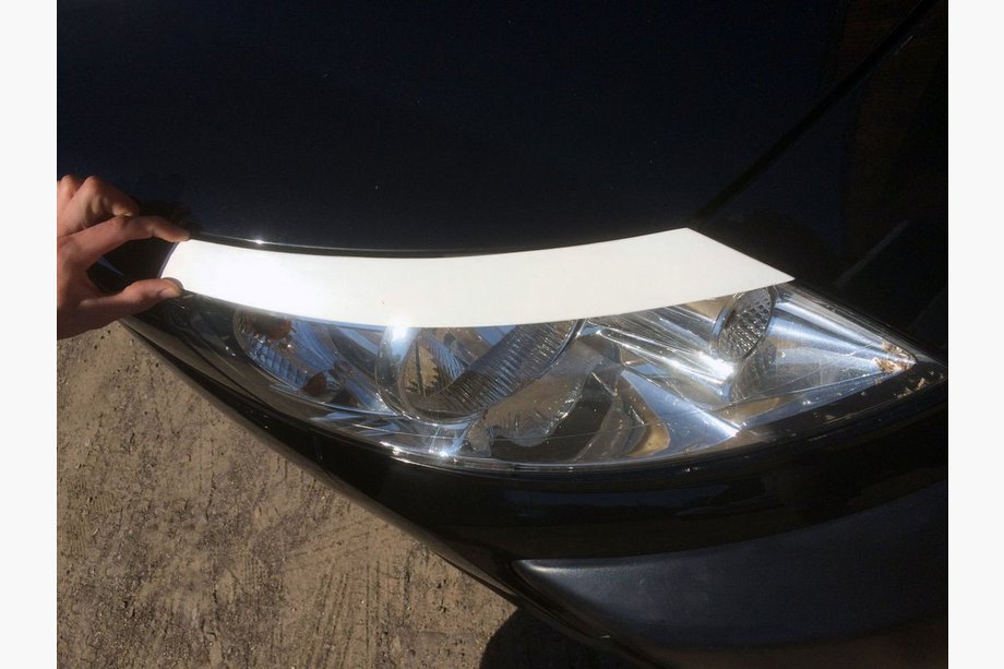 Peugeot Expert 2007-2016 гг. Реснички на фары (2 шт, под покраску) Image