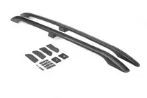 Nissan Qashqai 2007-2010 гг. Черные рейлинги фото 1