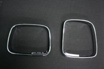 Volkswagen Caddy 2010-2015 гг. Обводки зеркал (2 шт., пластик) фото 1