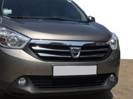 Хромированные накладки на решетку (4 шт, нержавейка) фото 1