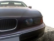 BMW 5 серия E39 1996-2003 гг. Реснички на фары (2 шт., черные) фото 1