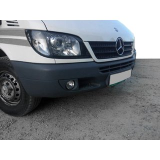Светодиодные противотуманные фары (2 шт., грунтованные под покраску) Mercedes Sprinter W901/902/903/904/905 1995-2006 гг. фото 1