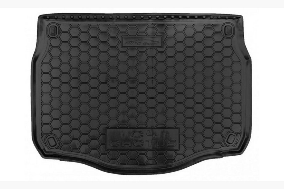 Fiat Doblo II 2010-2022 гг. Коврик багажника Короткая база 7 мест (Autogumm, резина) Image