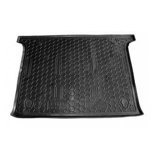 Коврик багажника короткая база 5 мест (Autogumm, резина) Fiat Doblo II 2010-2022 гг.