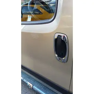 Окантовка дверных ручек нержавейка (4 шт) Citroen Nemo 2007-2017 гг. фото 3