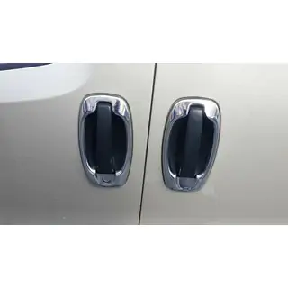 Окантовка дверных ручек нержавейка (4 шт) Citroen Nemo 2007-2017 гг. фото 1