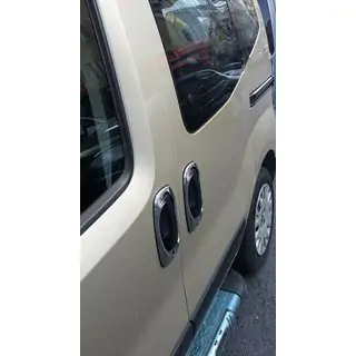 Окантовка дверных ручек нержавейка (4 шт) Citroen Nemo 2007-2017 гг. фото 4