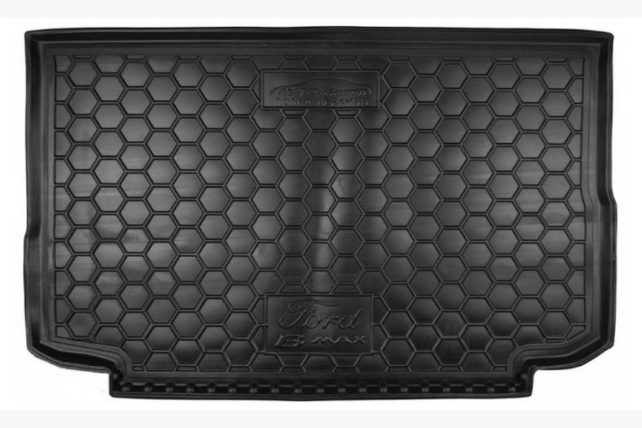 Ford B-Max 2012-2017 гг. Коврик багажника верхний (Autogumm, резина) Image