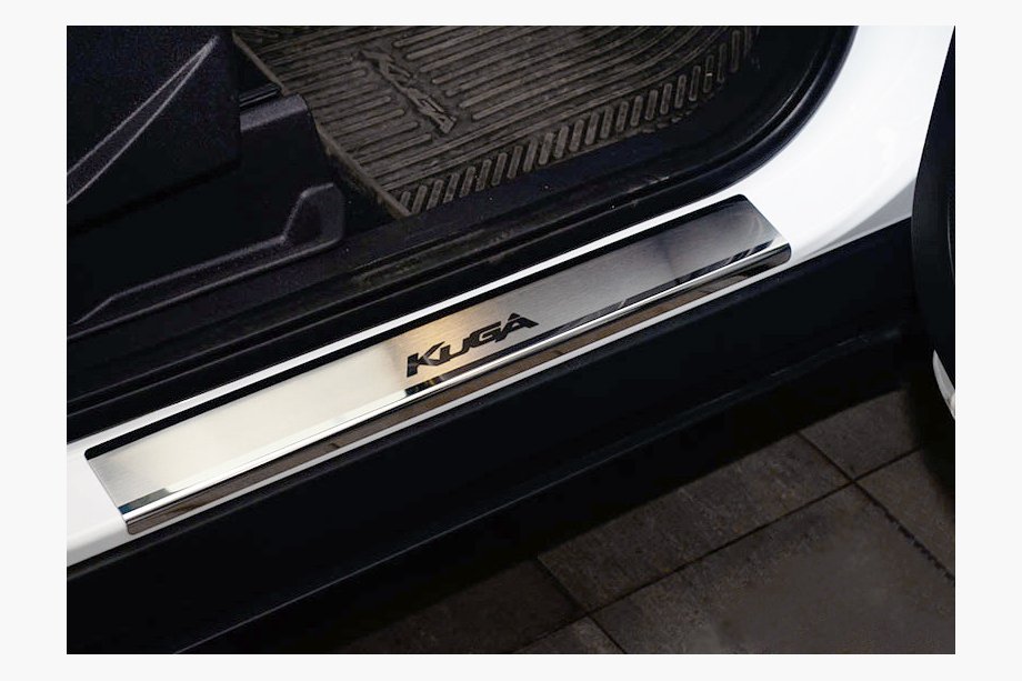 Ford Kuga/Escape 2013-2019 гг. Накладки на пороги Nataniko (4 шт., нержавейка) Image