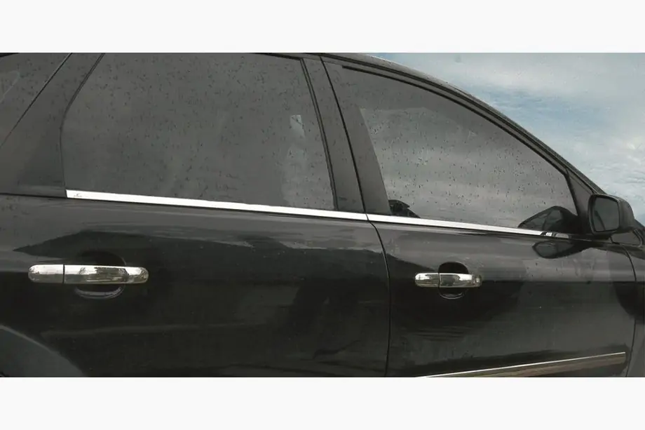 Ford C-Max 2004-2010 гг. Наружные молдинги окон нержавейка (4 шт.) Image