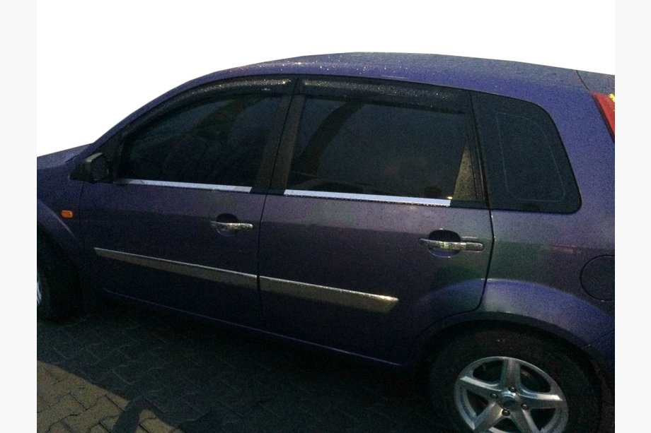 Ford Fiesta 2002-2008 гг. Наружные Окантовки Окон Нержавеющая Сталь (4 шт) Carmos - Турецкая Нержавеющая Сталь Фото 3