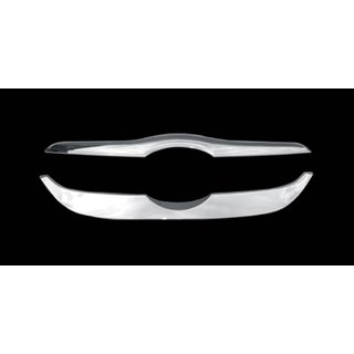 Накладки вокруг решетки радиатора (2 шт, пластик) Ford Fiesta 2008-2017 гг.