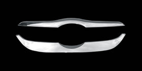 Ford Fiesta 2008-2017 гг. Накладки вокруг решетки радиатора (2 шт, пластик) фото 1