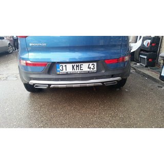 Задняя накладка Niken V1 (пластик) Kia Sportage 2010-2015 гг. фото 4