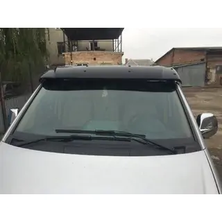 Козырек на лобовое стекло (черный глянец, 5мм) фото 2
