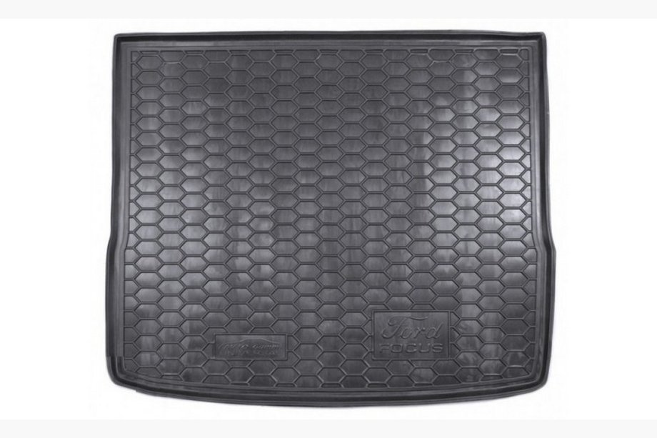 Ford Focus II 2005-2008 гг. Коврик багажника SW (Autogumm, резина) Image