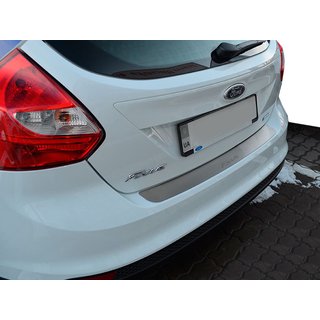 Накладка на задний бампер Natanika (нержавейка) Ford Focus III 2011-2017 гг.