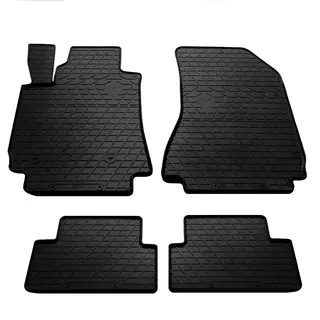 Резиновые коврики Stingray черные (4 шт)