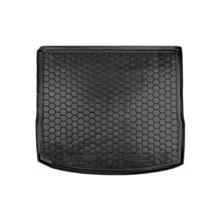 Коврик багажника с нишей под запасное колесо SW (Autogumm, резина) Ford Focus III 2011-2017 гг.